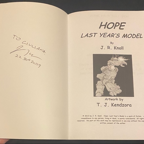 Hope Last Years Model by J. R. Knoll - Picture 3 of 5